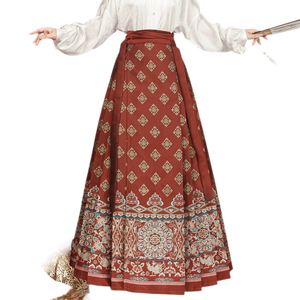 Red Horse-face Skirt / S