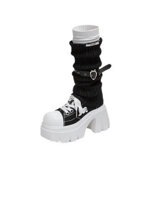 Black Leg Warmers (Set) / 35
