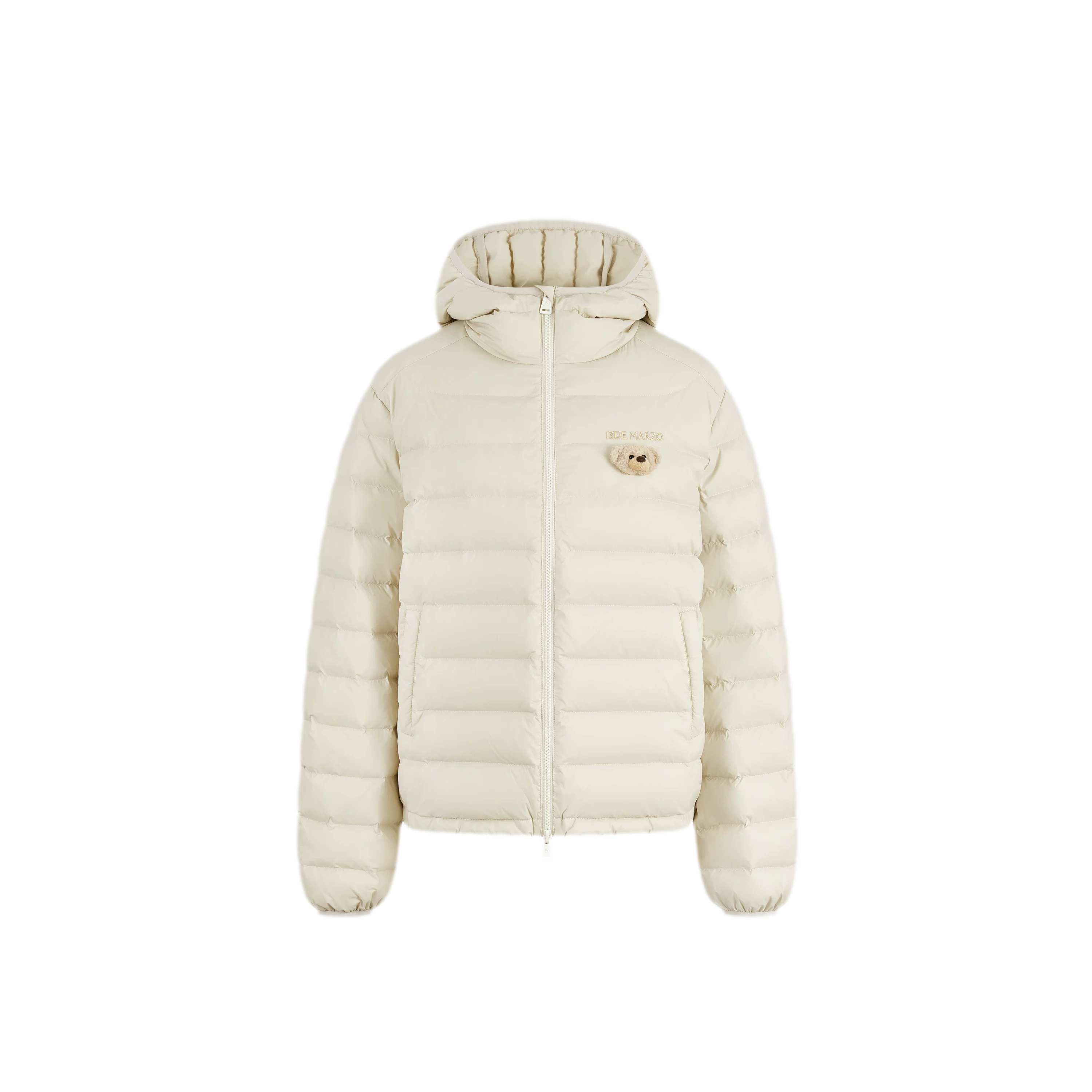 Quilted Hooded Lightweight Down Jacket