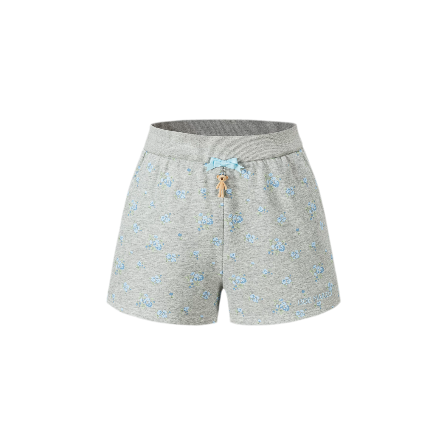Floral Cotton Sweat Shorts