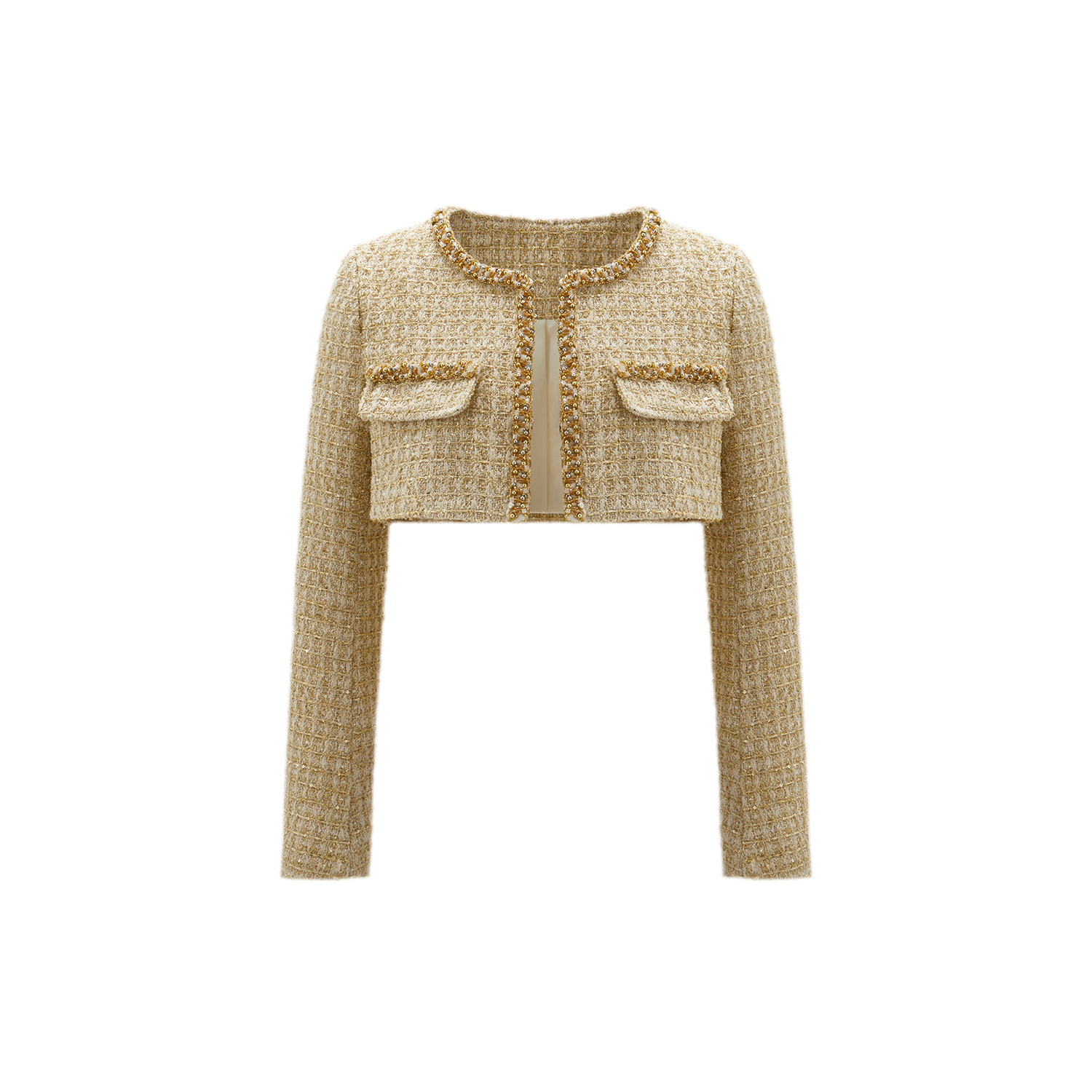 Golden Tweed Corset Set