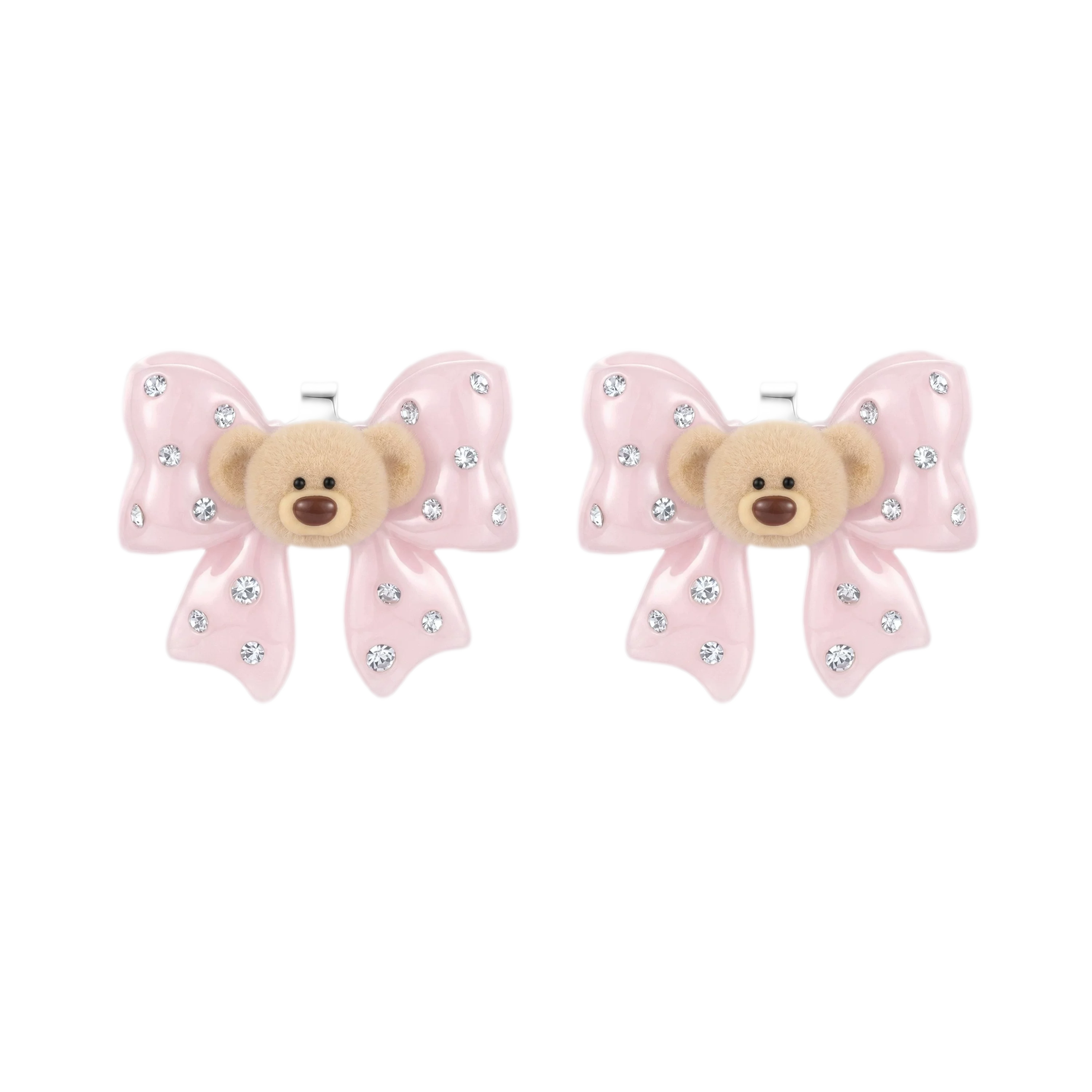 Mini Bear Bow Studs