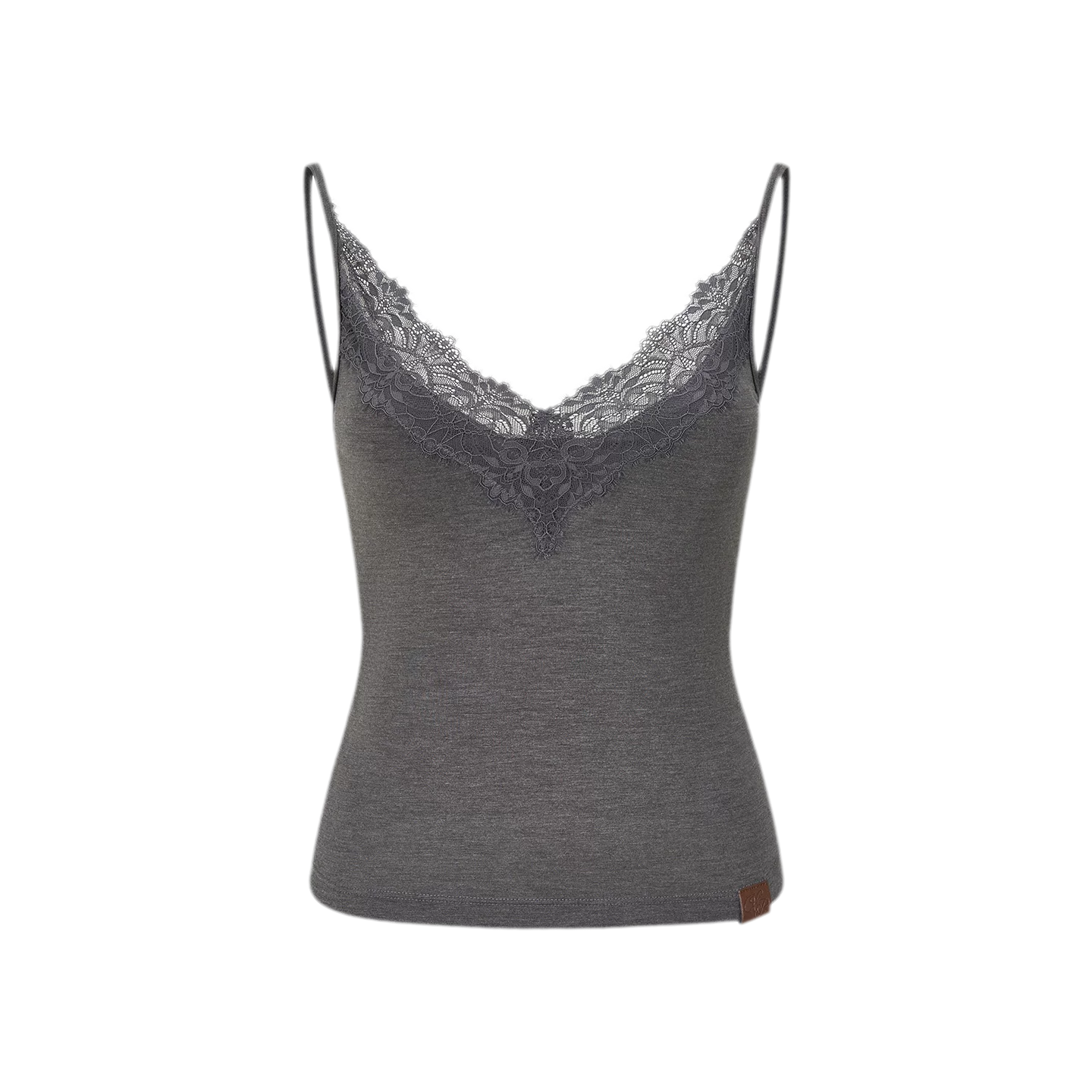 Lace Trim Built-In Bra Cami