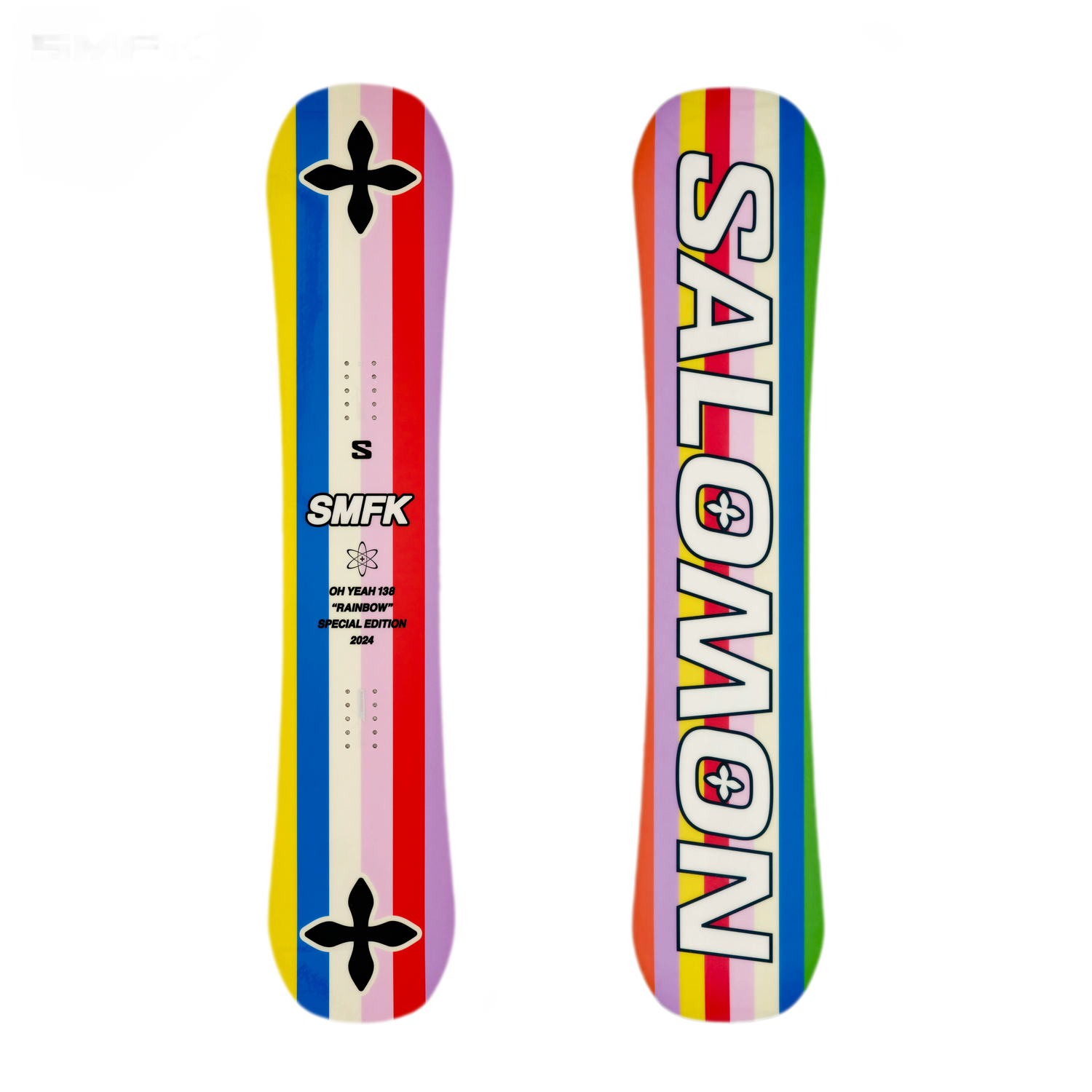 SMFK Abstract Grid Graphic Snowboard – DHL Express Shipping, Duties &amp; Taxes Included