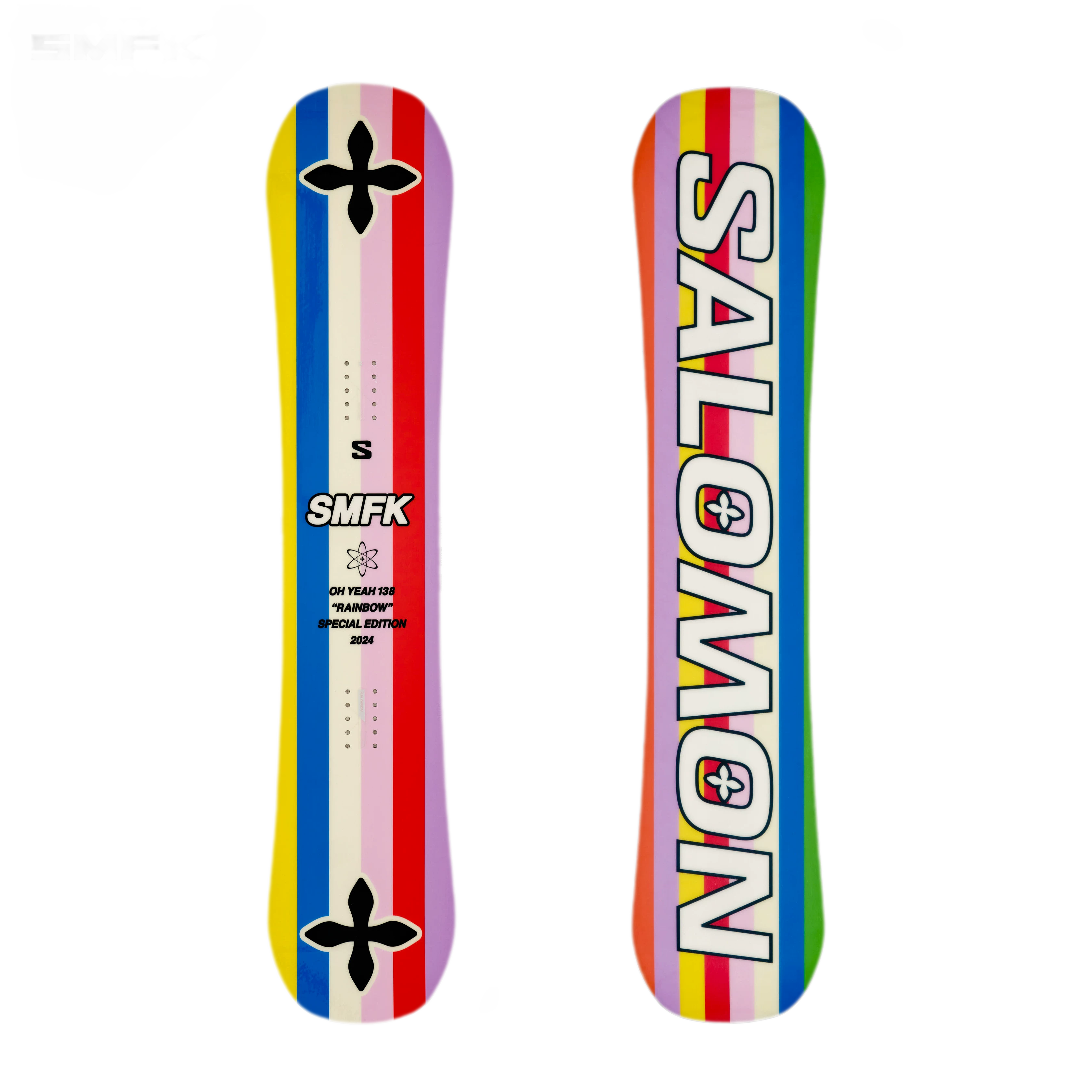 SMFK Abstract Grid Graphic Snowboard – DHL Express Shipping, Duties &amp; Taxes Included