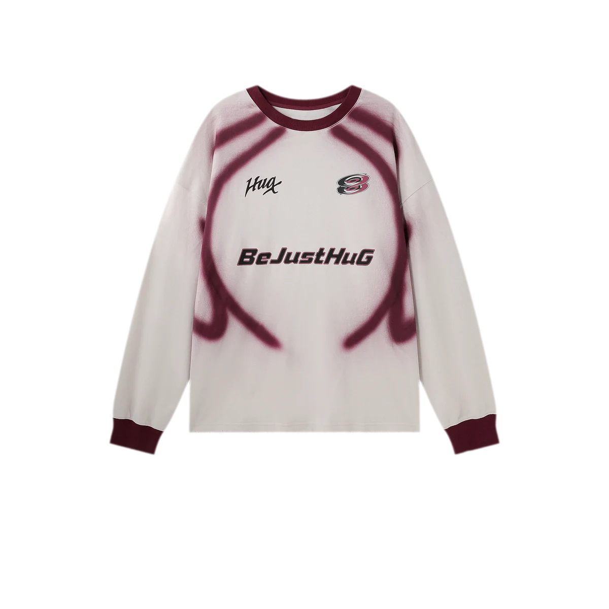 Brushed Racing Graphic Long-Sleeve T-Shirt