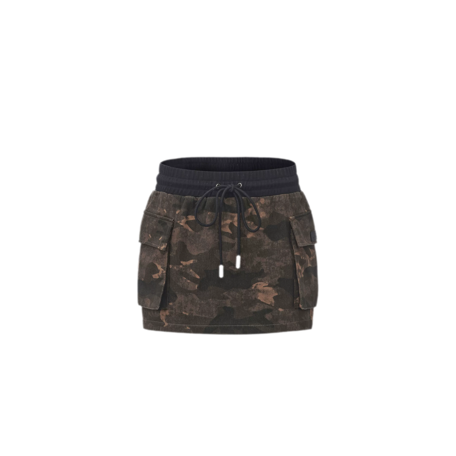 Camouflage Cropped Jacket Skirt Set