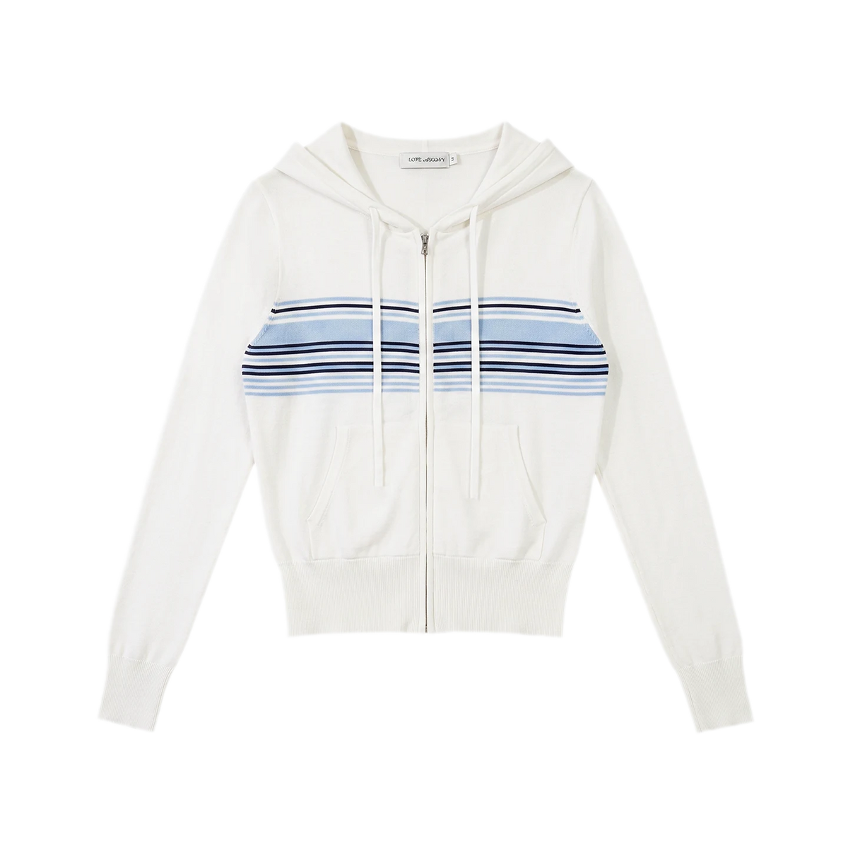 Striped Hooded Three-Piece Set