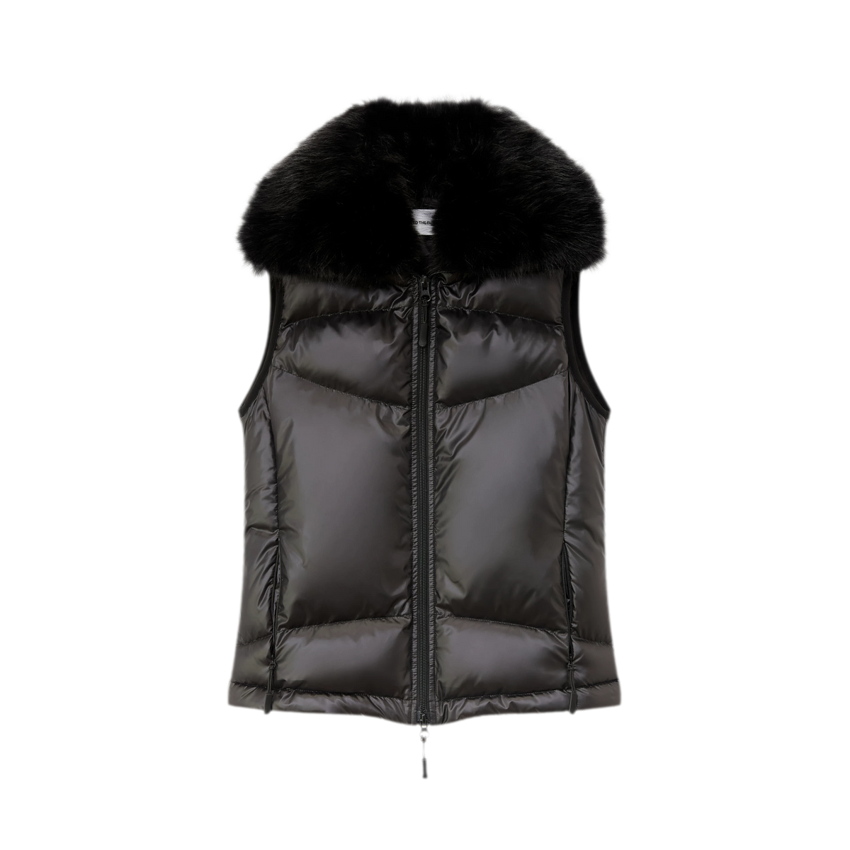Gilet matelassé en duvet brillant
