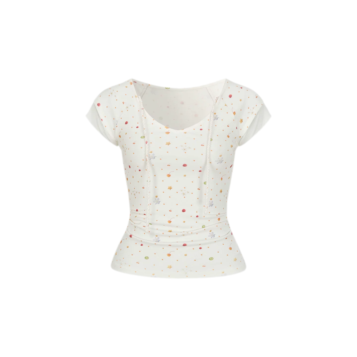 Printed Mesh T-Shirt
