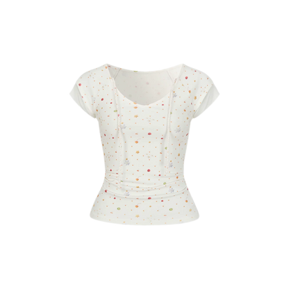 Printed Mesh T-Shirt