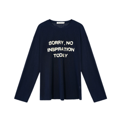 Lyocell Print Long Sleeve Top