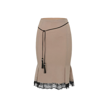 Lace Ruched Mermaid Set