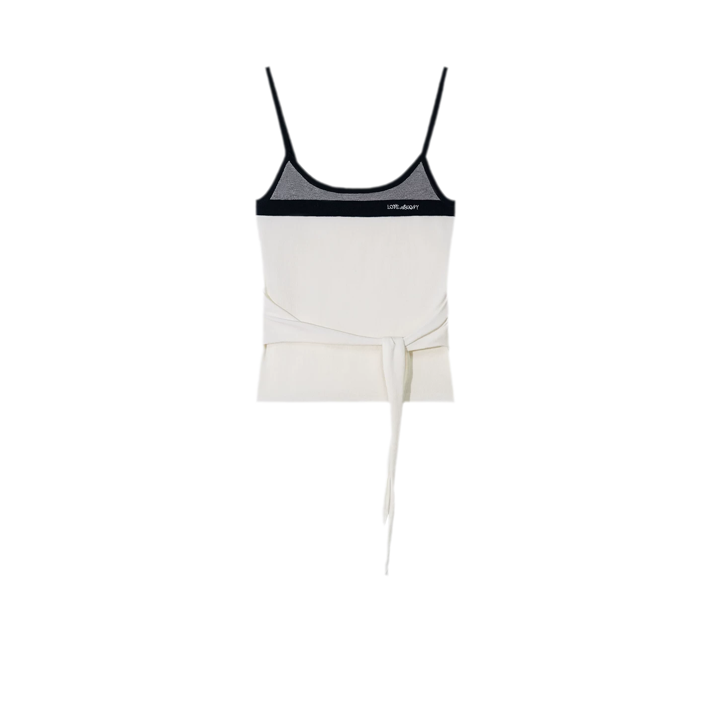 Lyocell Contrast Tie Cami
