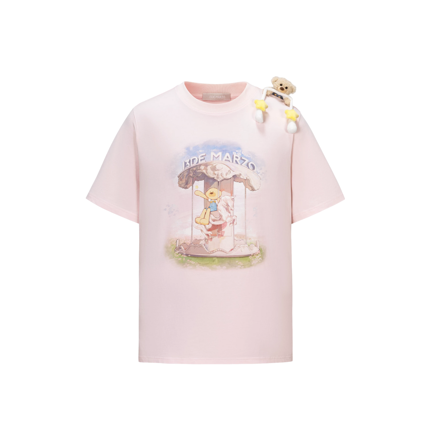 Carousel Print Loose T-shirt