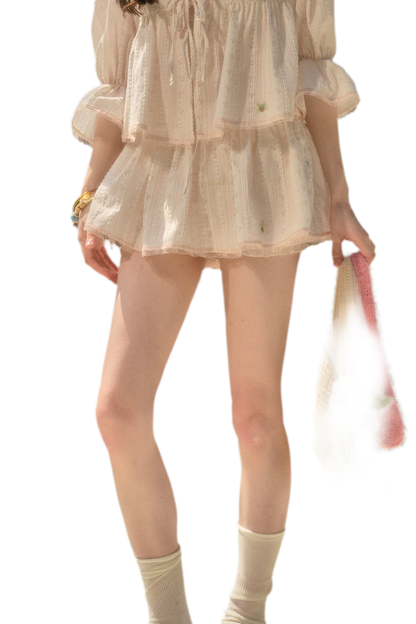 Peach Babydoll Set