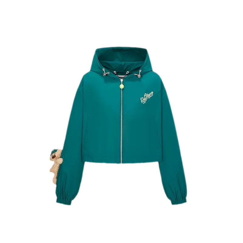 Tennis Cropped Hooded Jacket