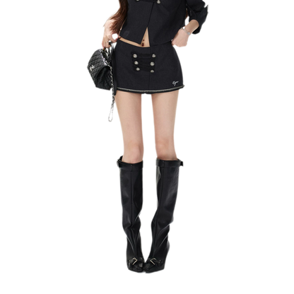 Corded Napoleonic Jacket Skirt Set