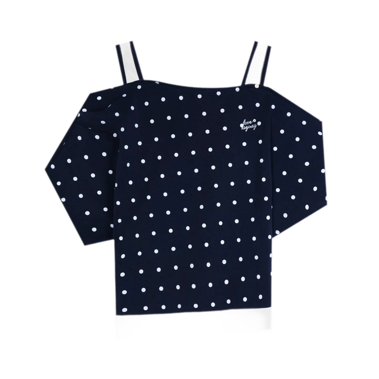 Polka Dot Layered T-Shirt