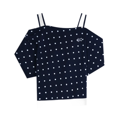 Polka Dot Layered T-Shirt