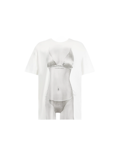 Bikini Illusion Cotton Tee