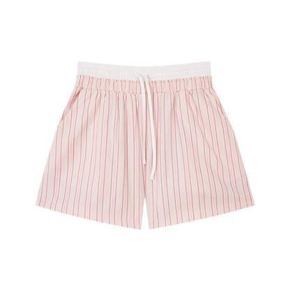 Striped Embroidered Shirt Set