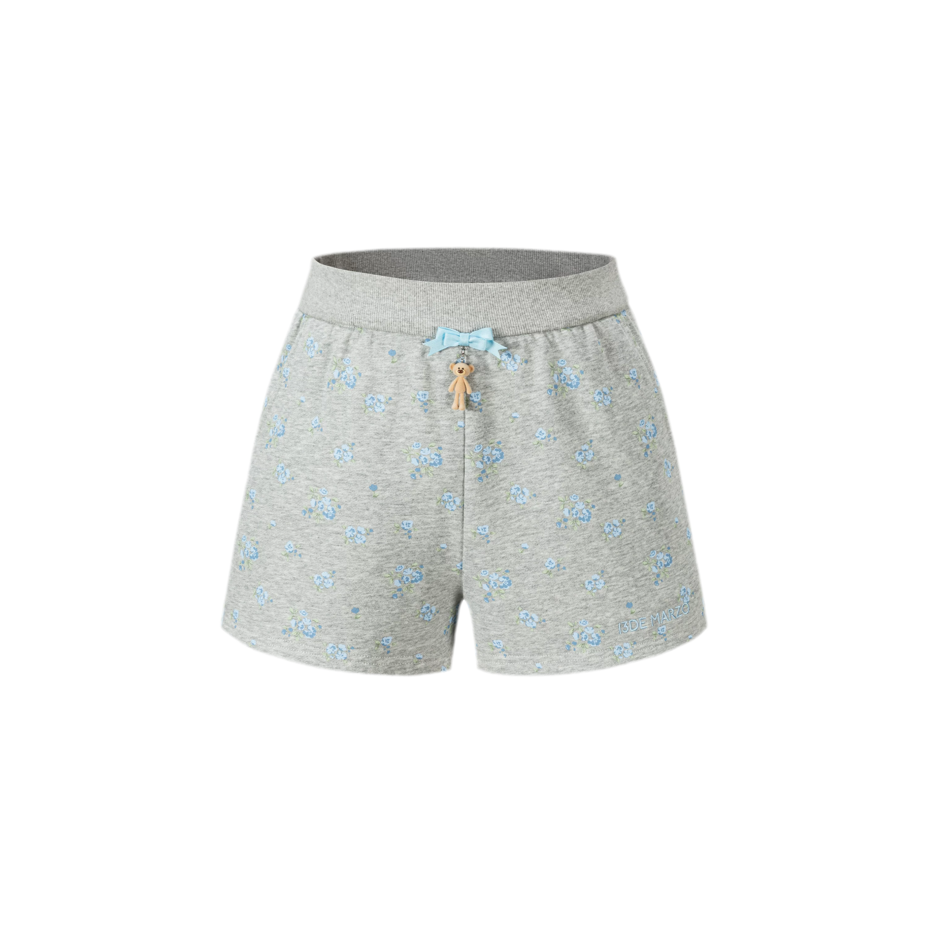 Floral Cotton Sweat Shorts