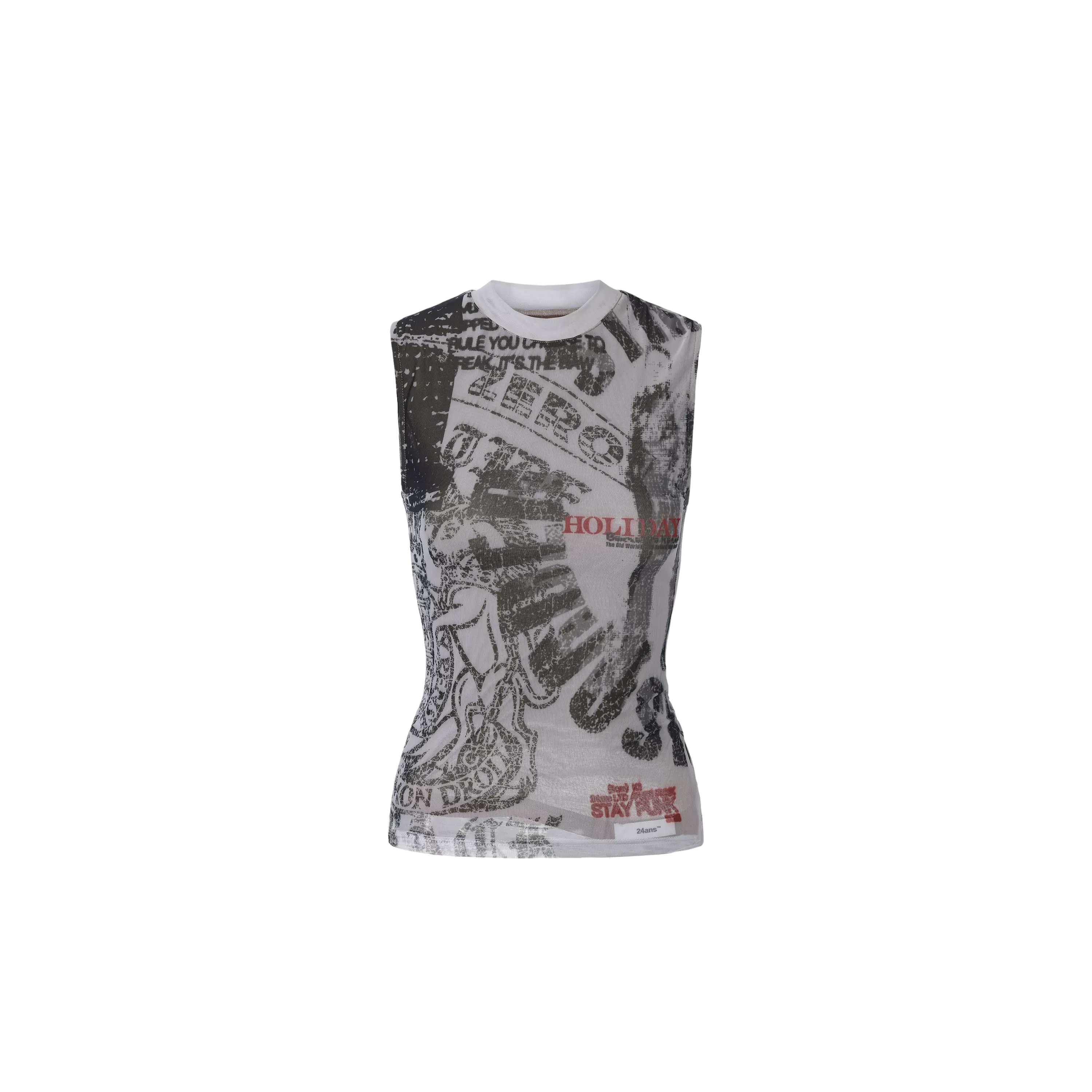 Street Style Printed Tank Top