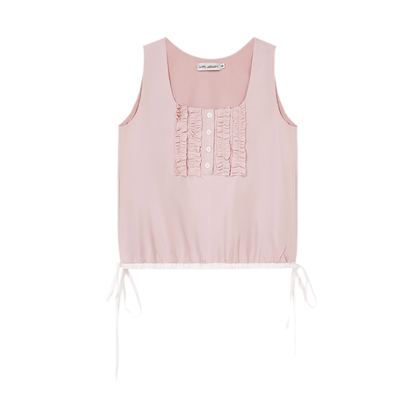 Ruffled Hem Tank