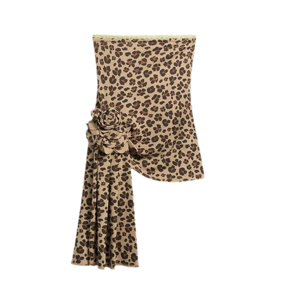 Leopard Lace Backless Cami