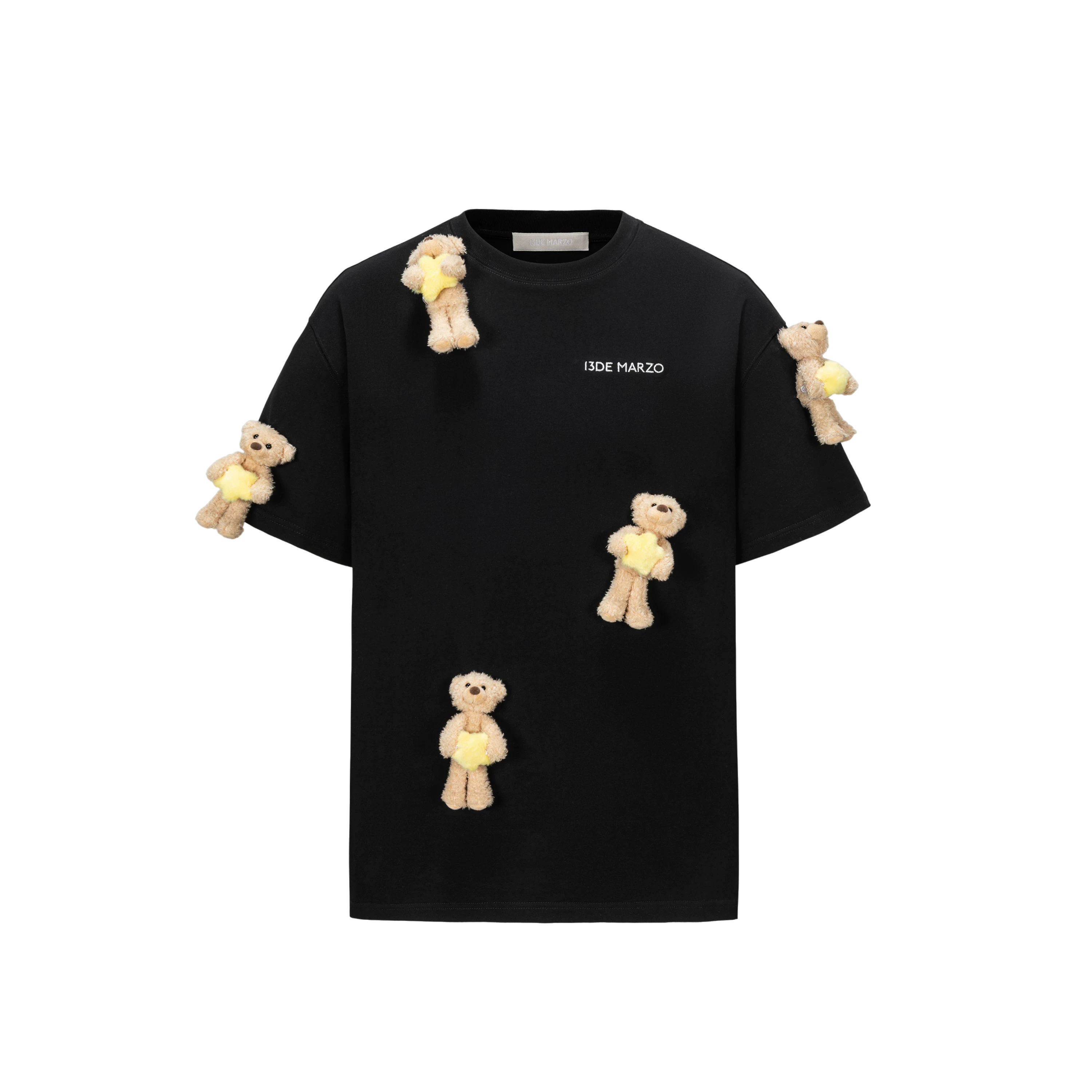 Bear Hug Star Print T-shirt