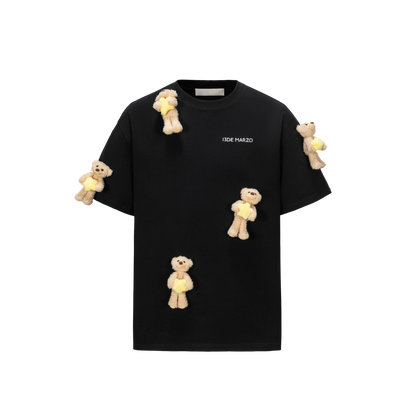 Bear Hug Star Print T-shirt