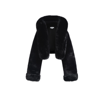 Faux Fur Hooded Jacket