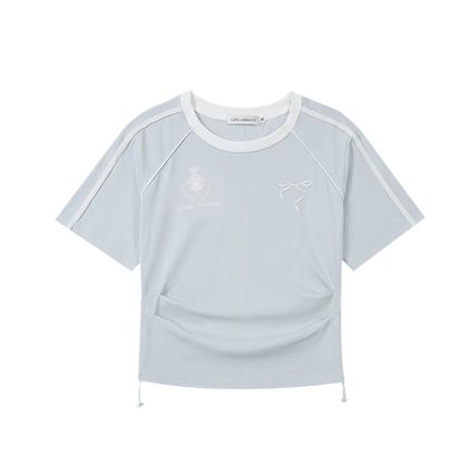 Embroidered Crop T-shirt