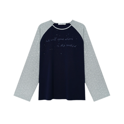 Vintage Polka Dot Raglan Tee