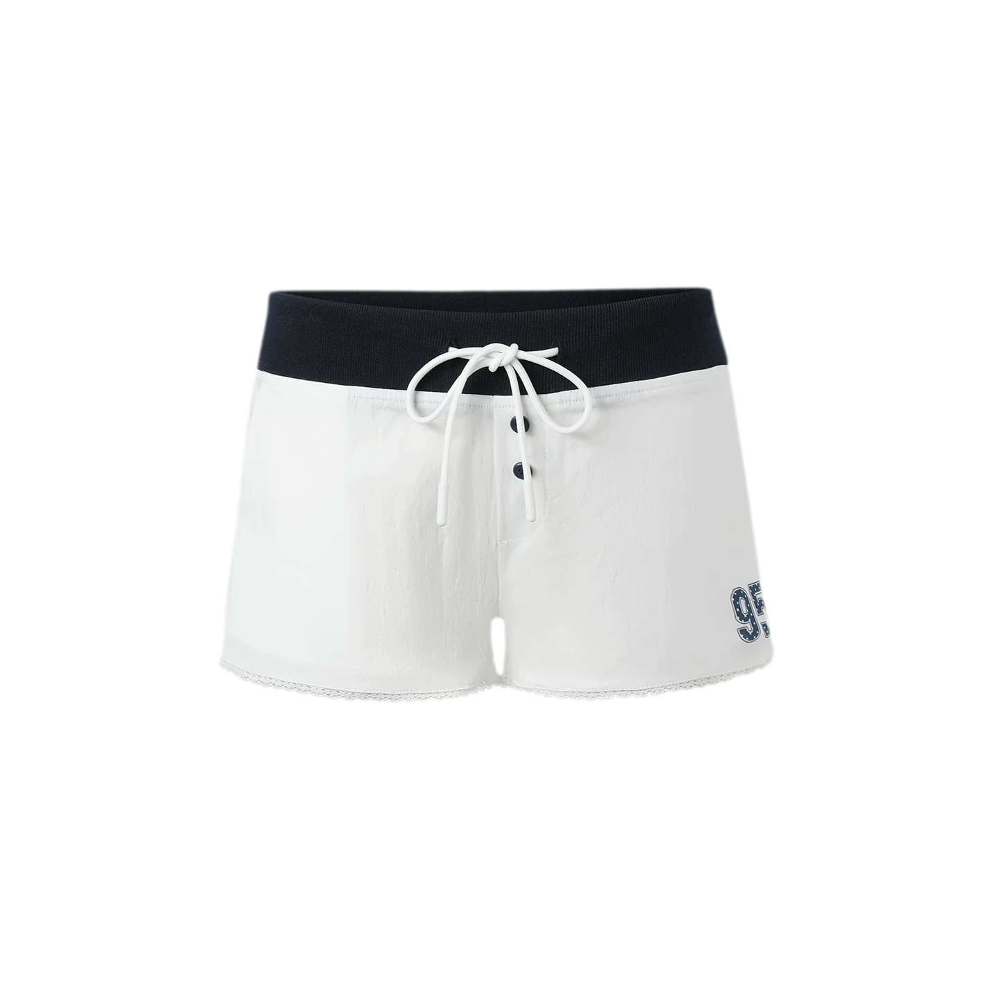 Korean Sporty Print Puff Sleeve Shirt &amp; Shorts