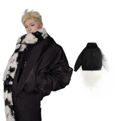 Down-Filled Detachable Puffer Jacket