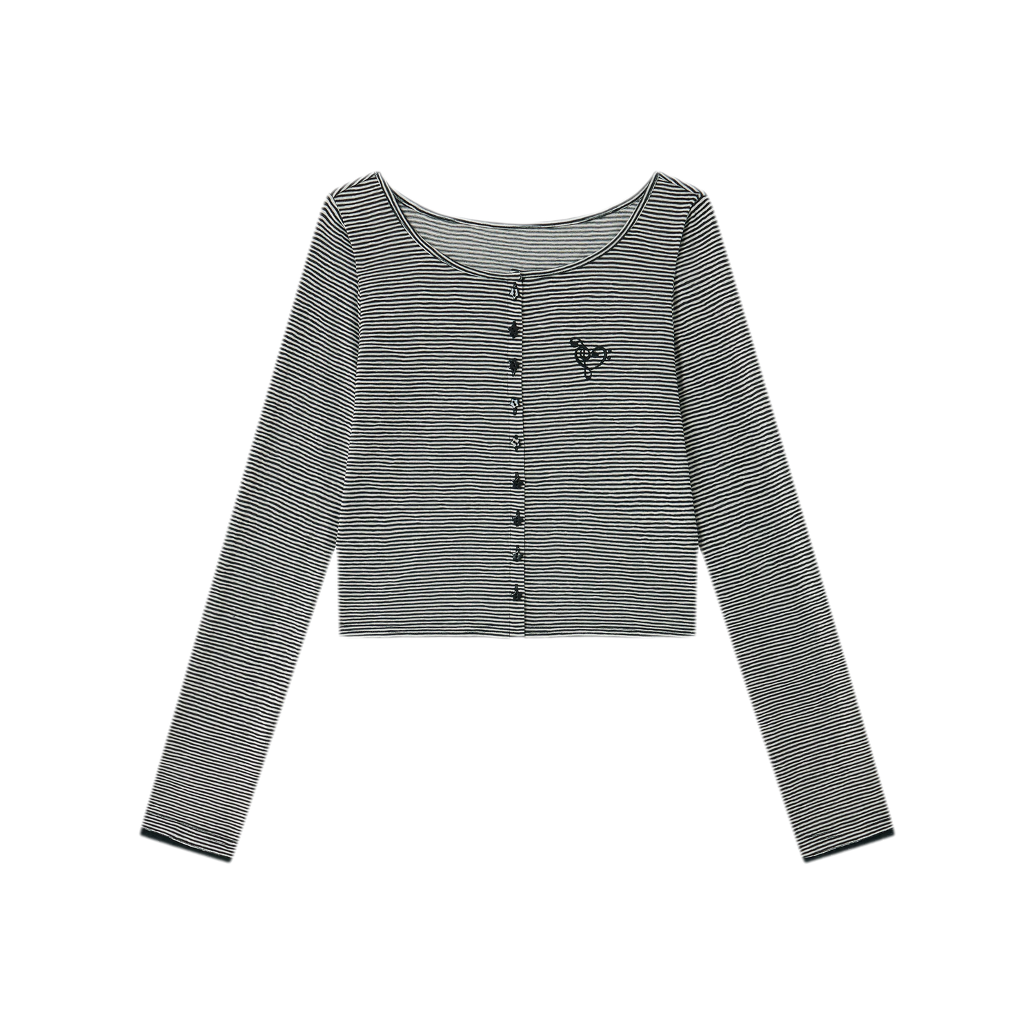 Striped Knit Cardigan Set