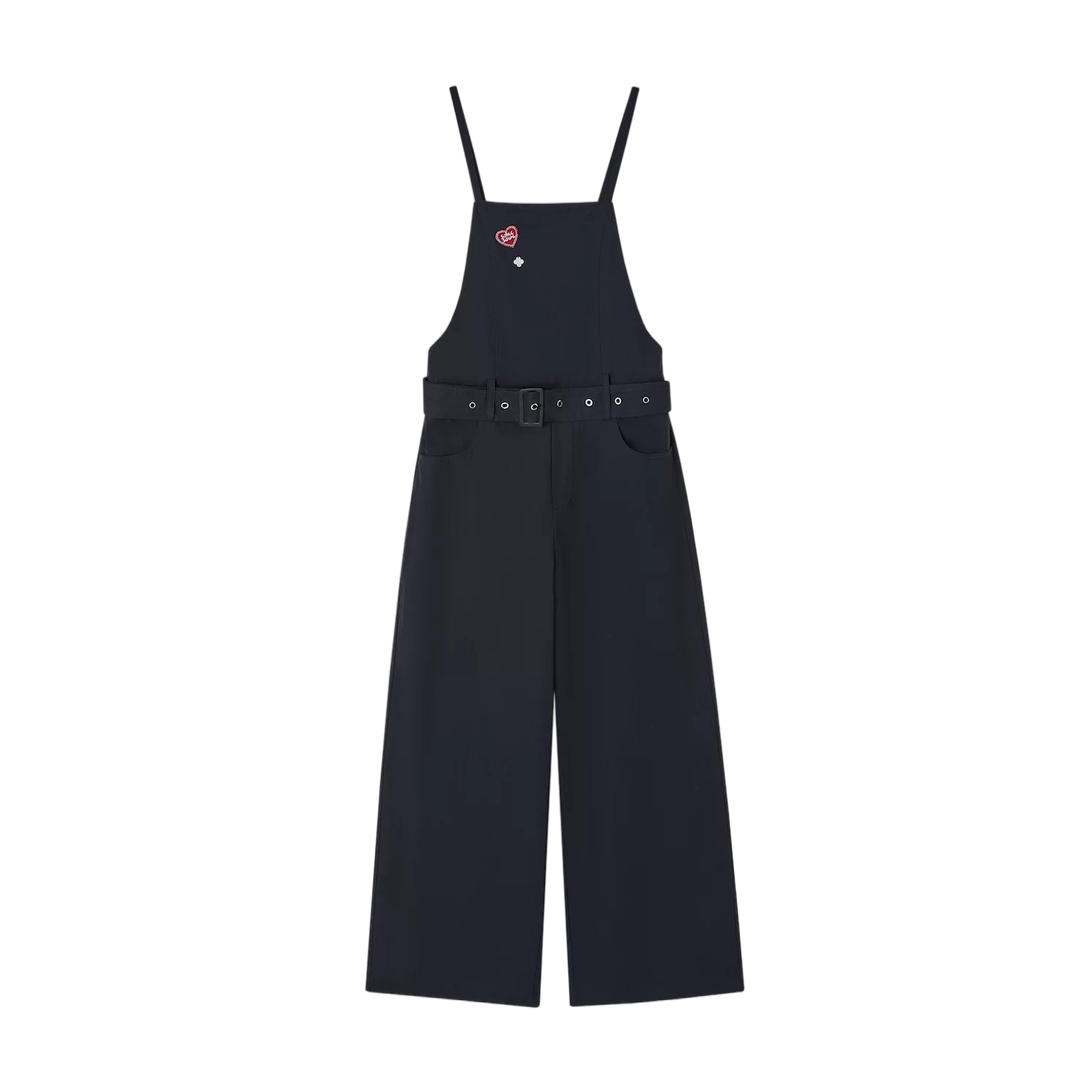 Vintage Relaxed Straight-Leg Overalls