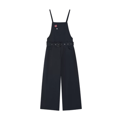 Vintage Relaxed Straight-Leg Overalls