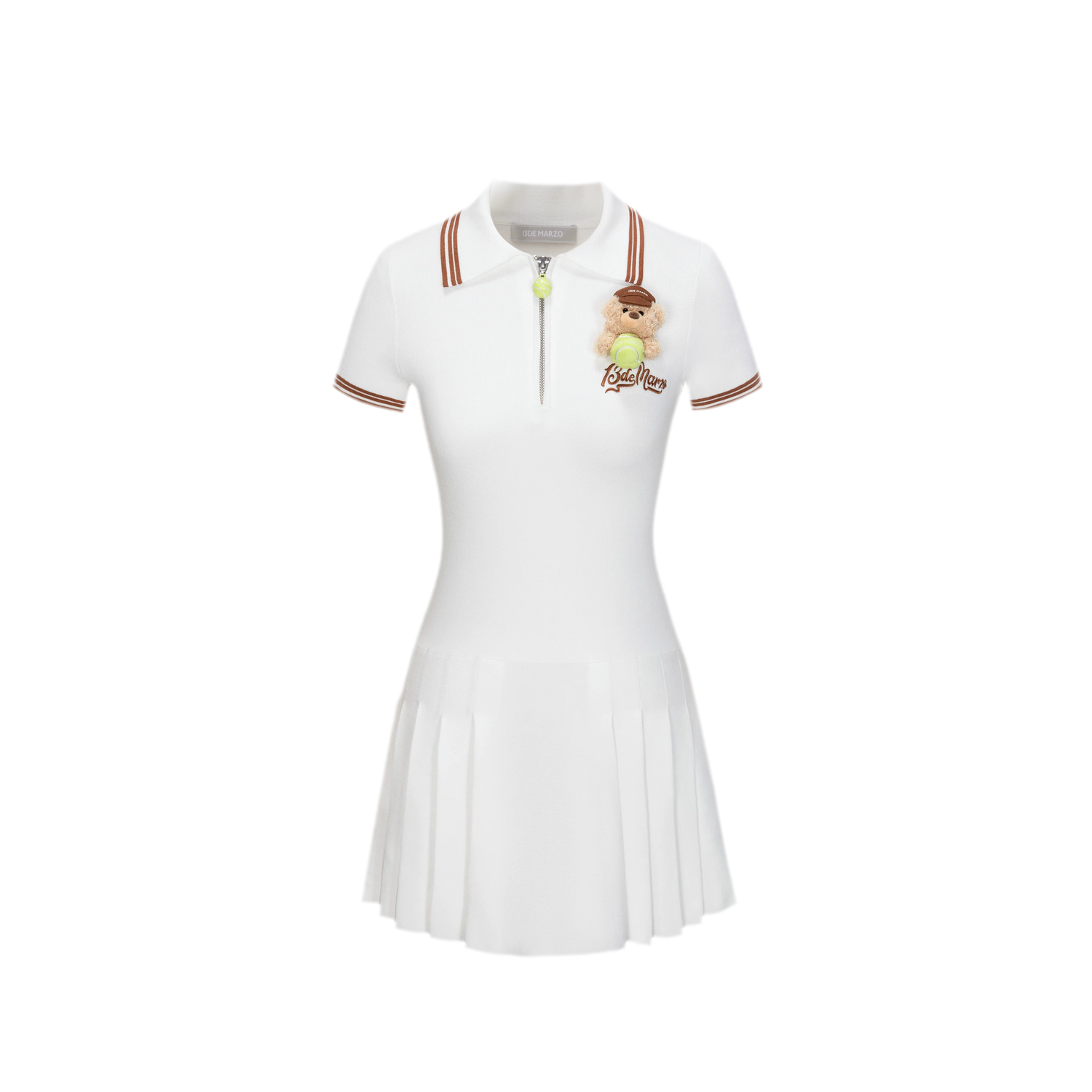 Tennis Pleated Polo Dress
