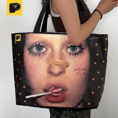 Printed Eco Paper Tote Bag