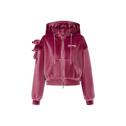 Rhinestone Velvet Jacket