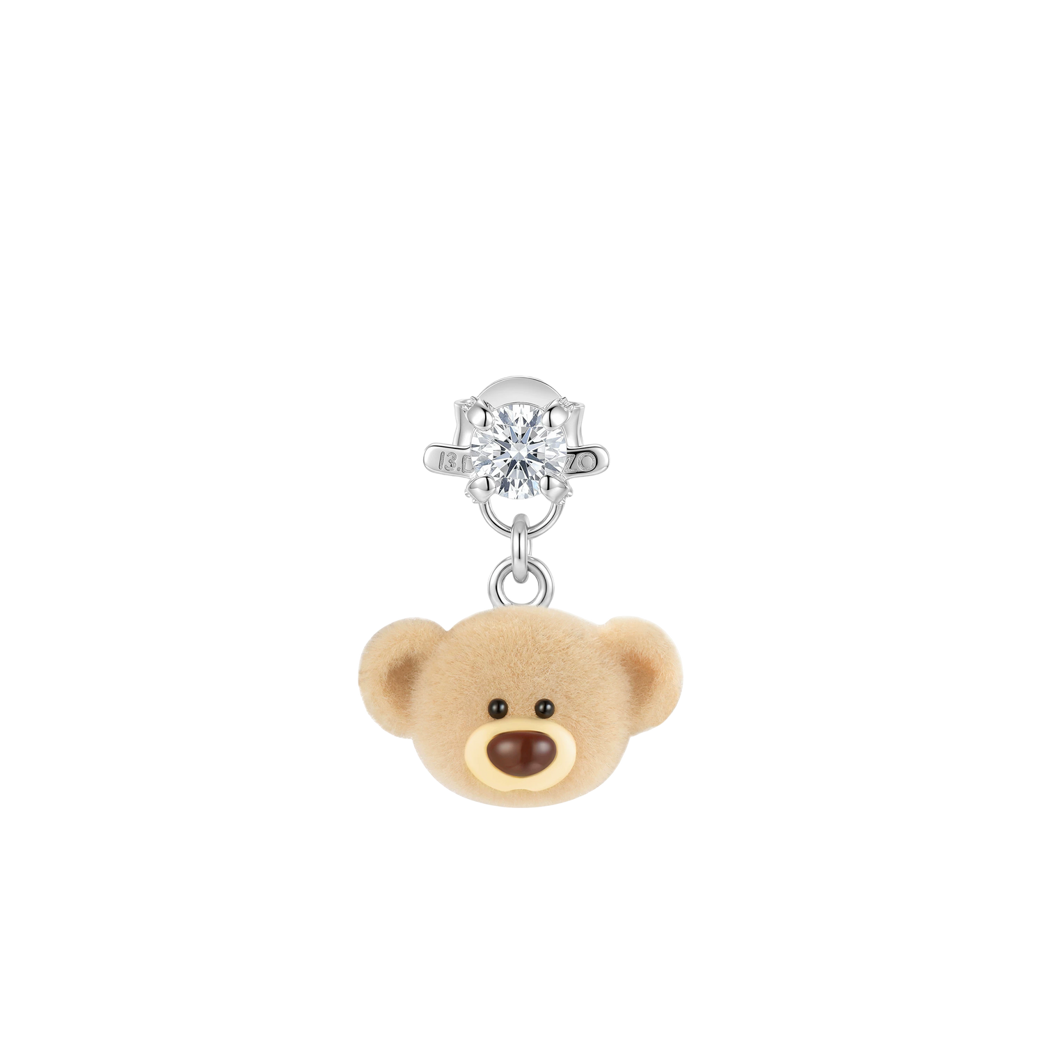 Bear Head Stud Earring