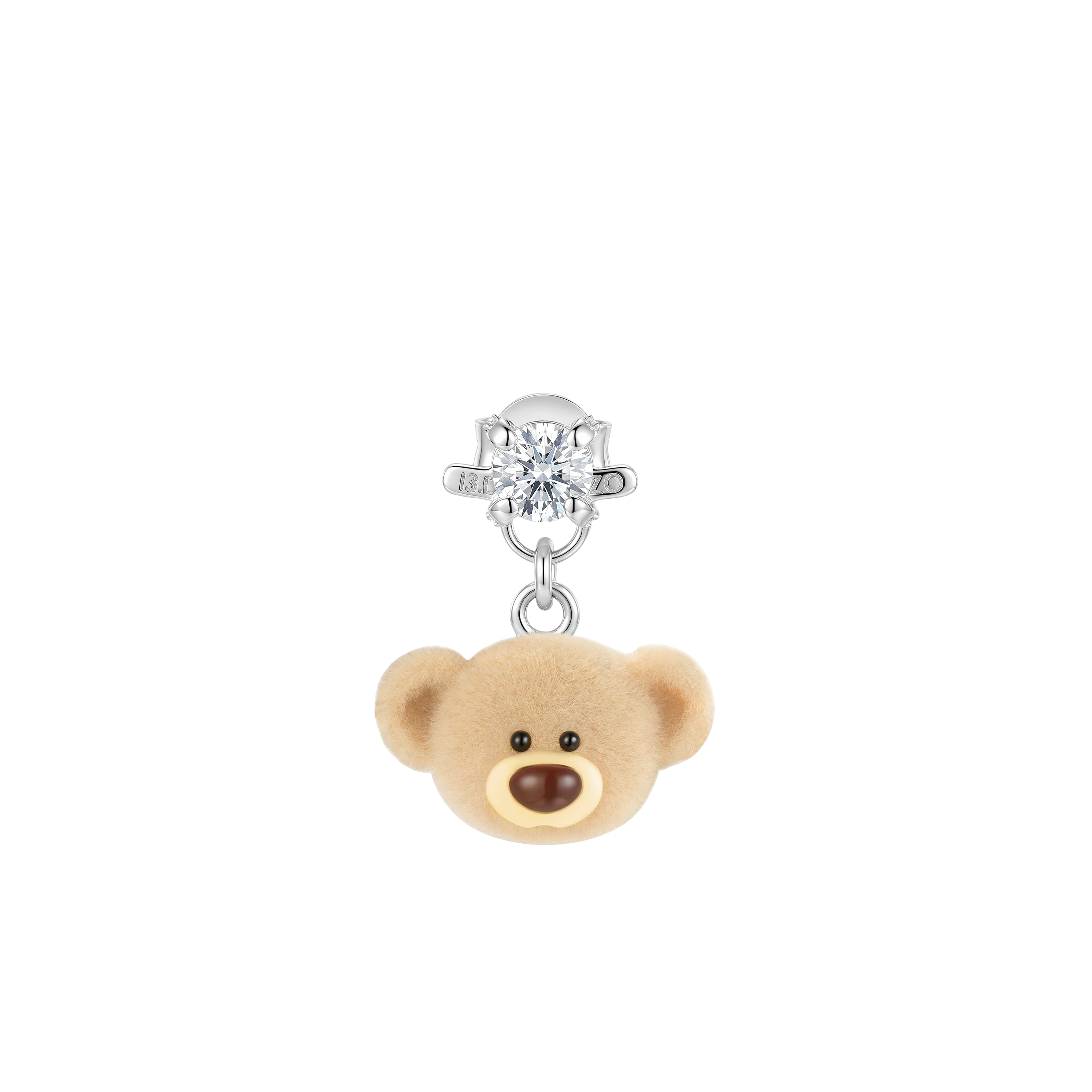 Bear Head Stud Earring