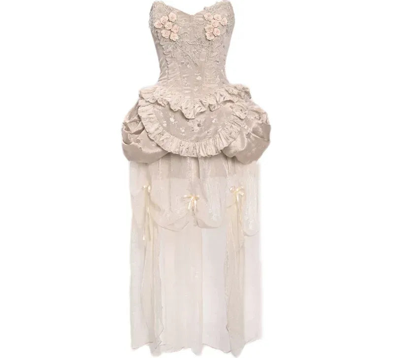 Jacquard Rococo Corset Dress