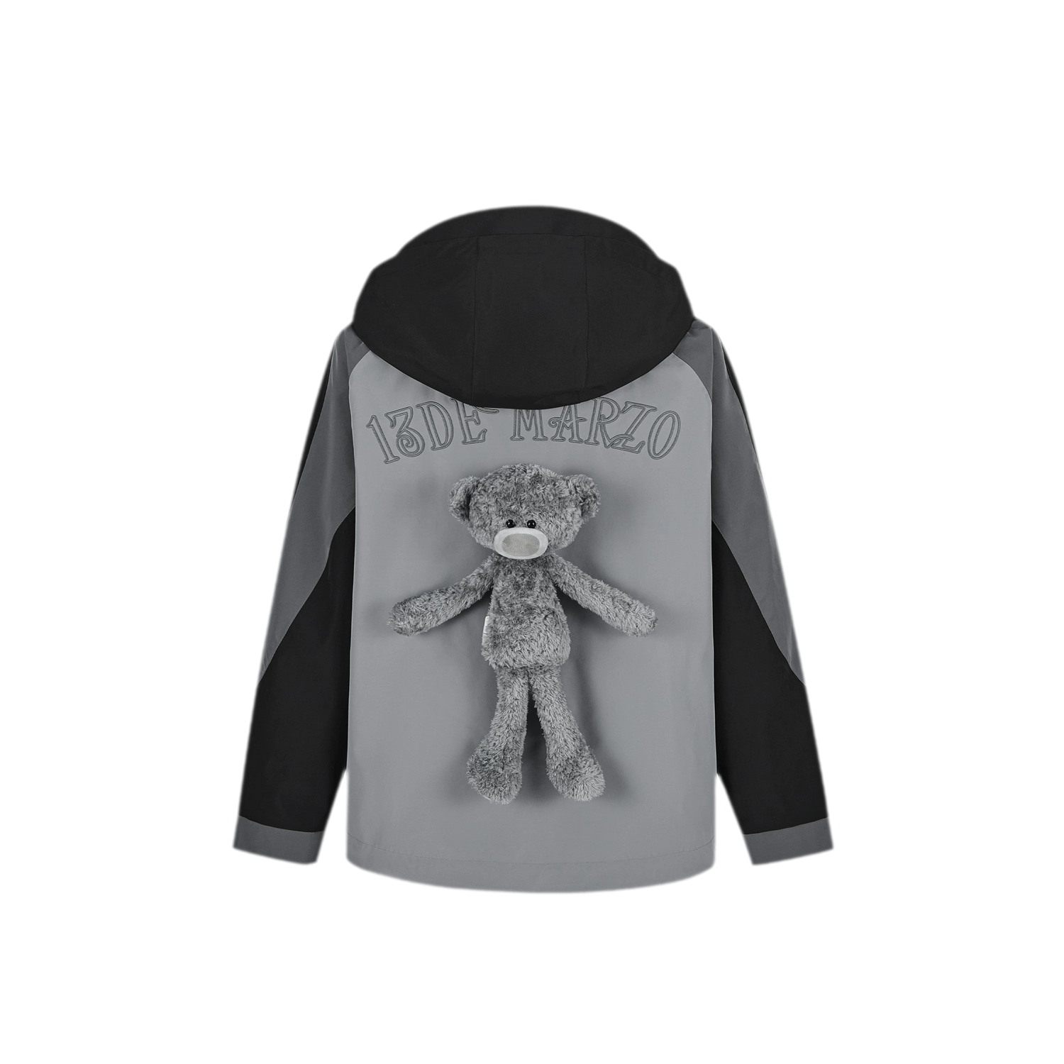 Colorblock Bear Windbreaker