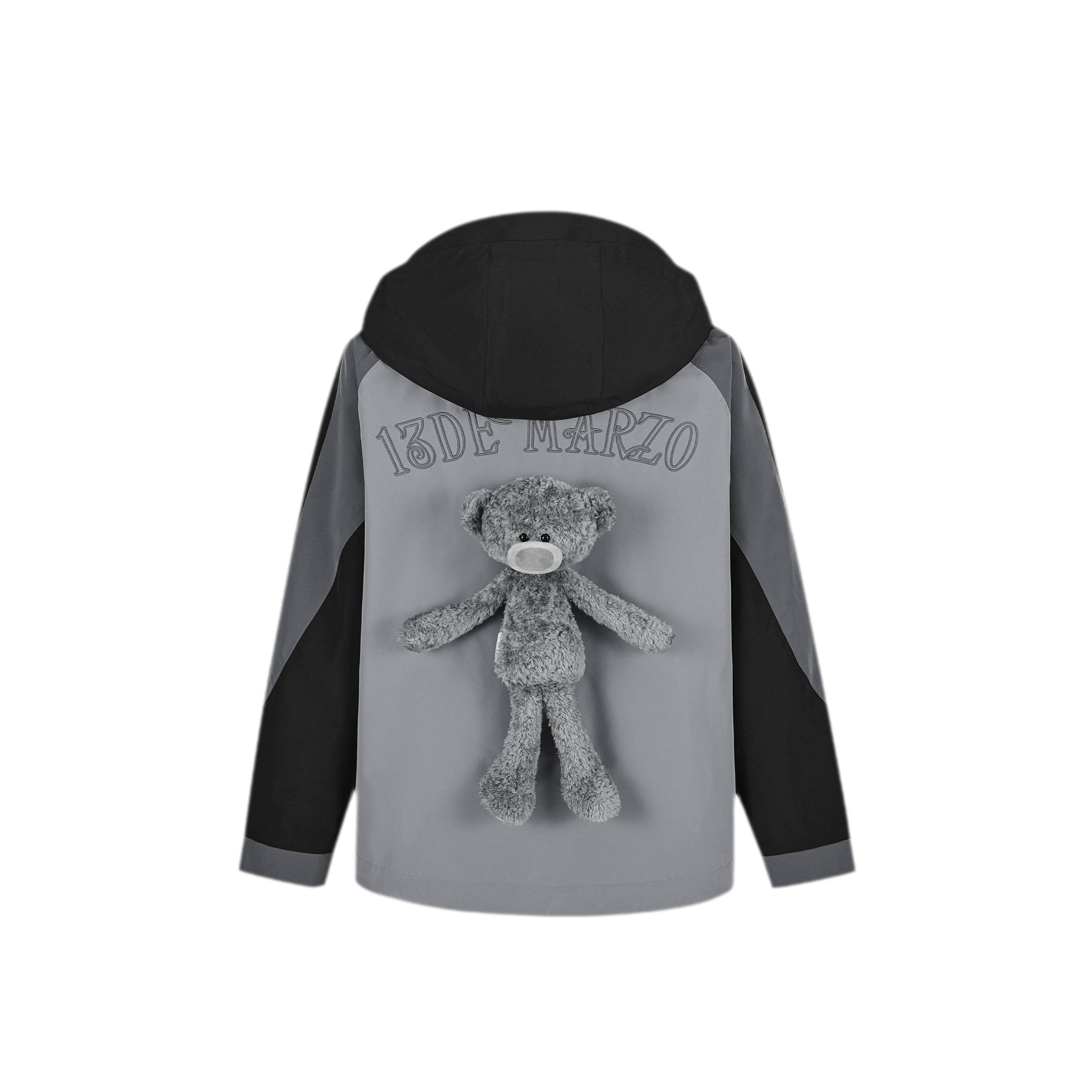 Colorblock Bear Windbreaker