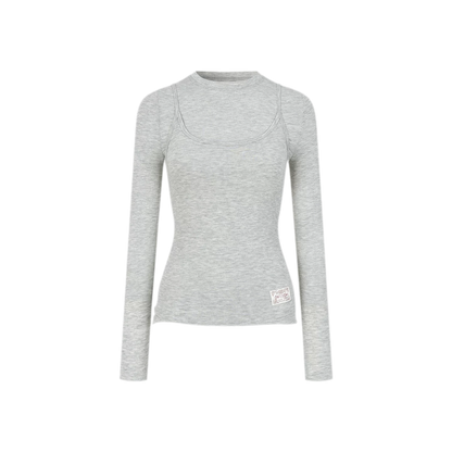 Cashmere Layered Fitted T-shirt