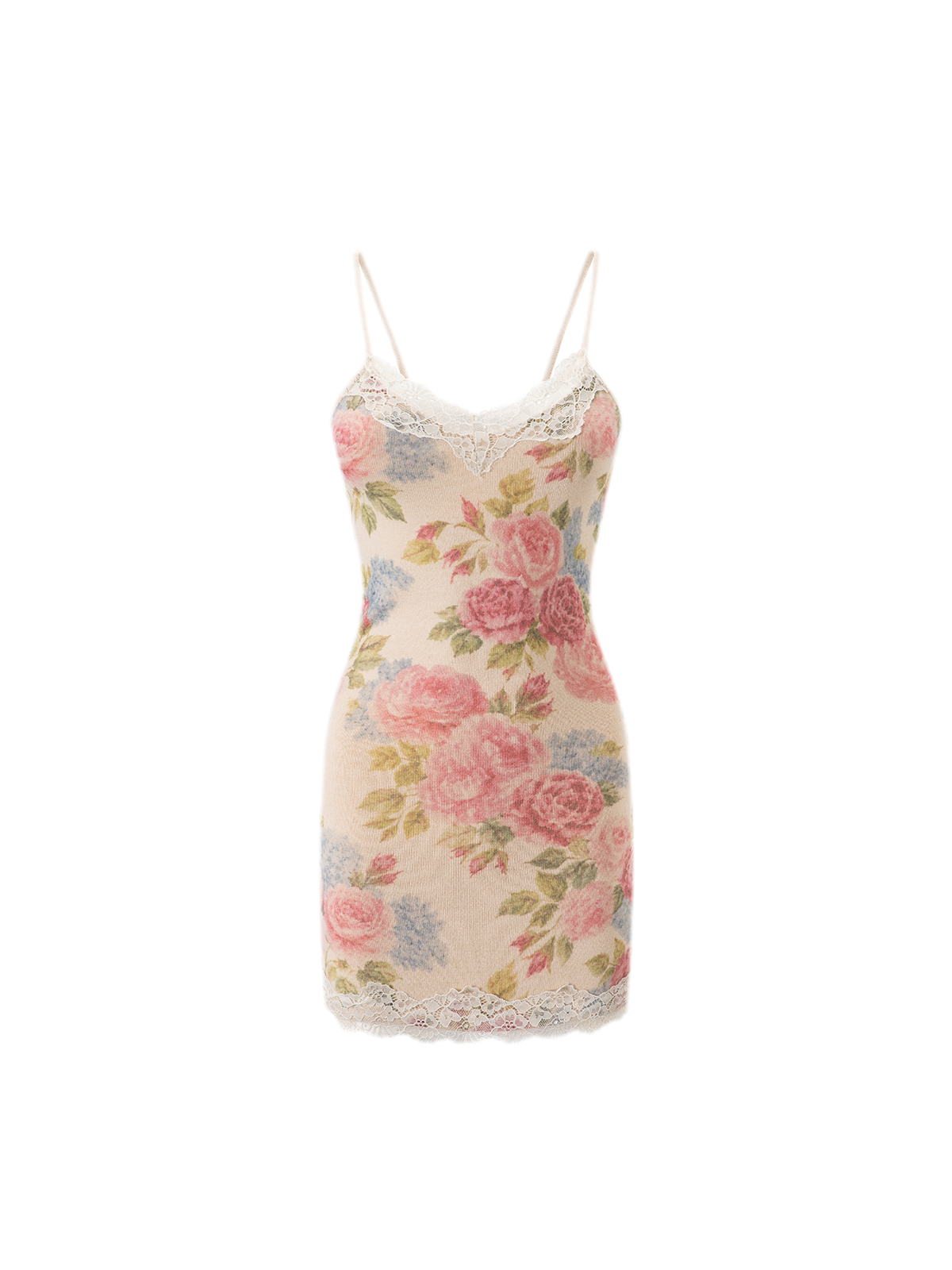Cable-Knit Cardigan Camisole Dress